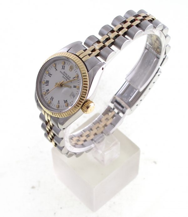 Pre-Owned Ladies Rolex Date (1980) Two Tone Model 6916 Left