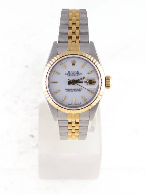 Pre-Owned Ladies Rolex Datejust (1988) Two Tone Model 69173 Front
