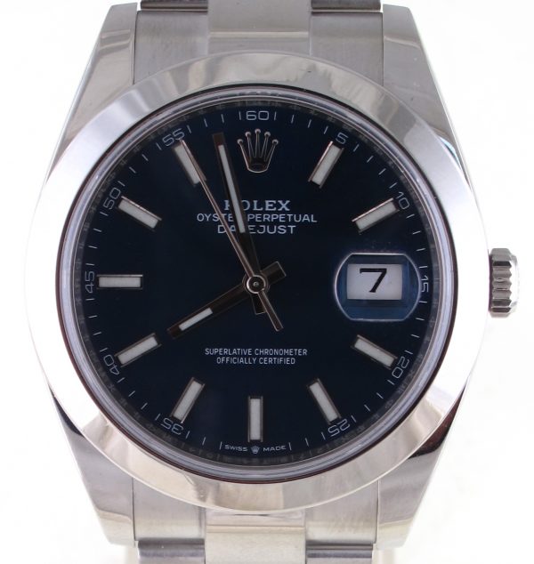 Pre-Owned Rolex Datejust (2020) Stainless Steel#126300 Front Close