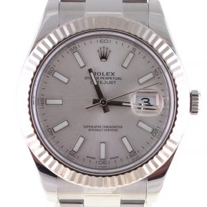 Pre-Owned Rolex Datejust II (2016) Stainless Steel#116334 Front Close