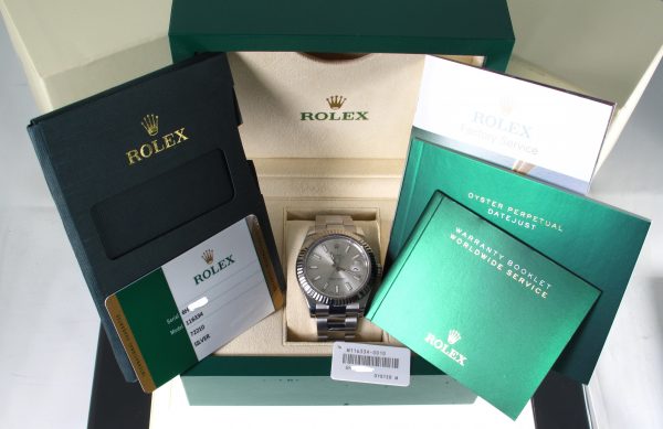 Pre-Owned Rolex Datejust II (2016) Stainless Steel#116334 b and p inside