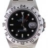 Pre-Owned Rolex Explorer II (2003) Stainless Steel 16570 Front Close