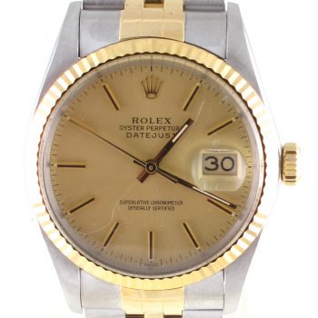 Pre-Owned Rolex Two Tone Datejust (1986) 16013