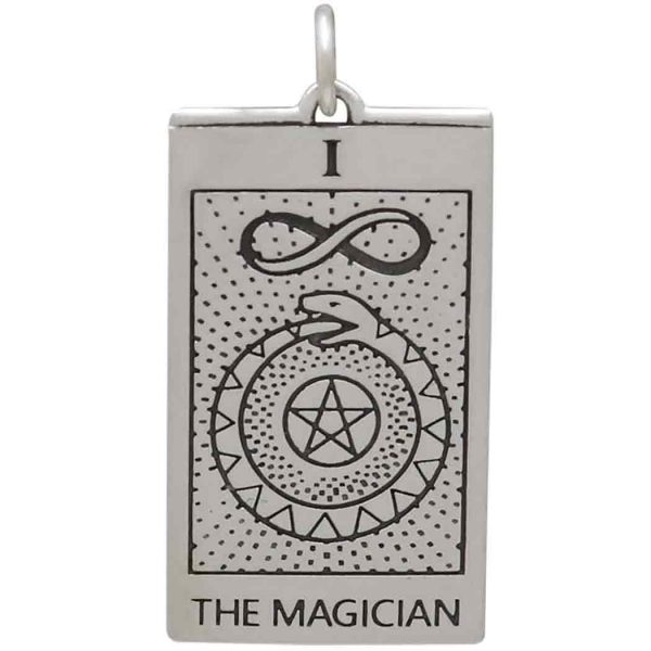 Tarot Card Magician Charm