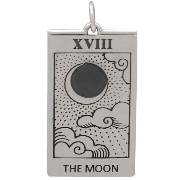 Tarot Card Moon Charm