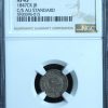 1849-57 Costa Rica 1/2 Real Countermarked XF45 NGC