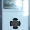 1849-57 Costa Rica 1/2 Real Countermarked XF45 NGC