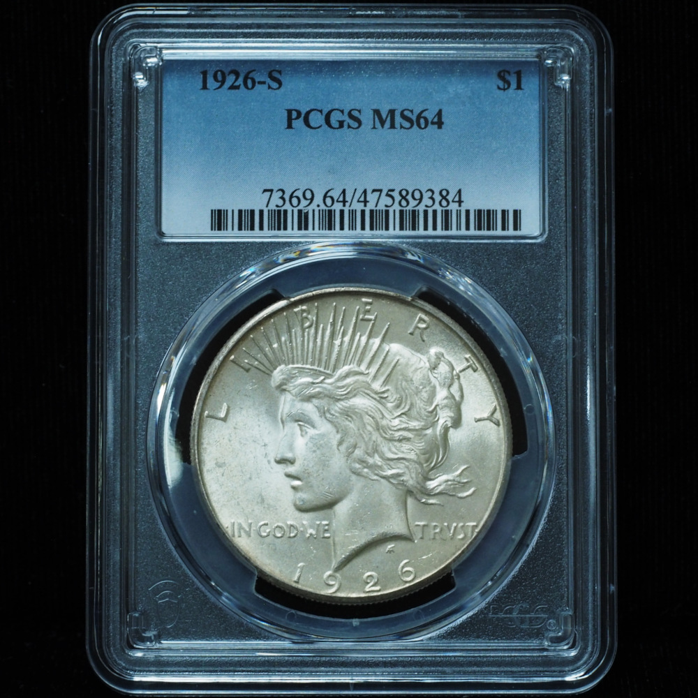 1926-S Peace Silver Dollar MS64 PCGS