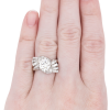 1950's 2ctw Diamond Mid Century Engagement Ring Platinum GIA worn
