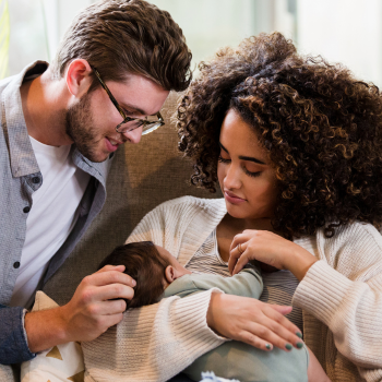 New family with baby