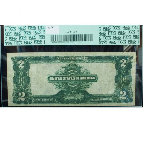 1899 $2 Silver Certificate FR# 256 PCGS 20 Very Fine