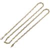 Three Dimensional Anchor Mariner Chain Link Necklace 14K Yellow Gold ~ 24″ ~ 26.6 Grams Chain