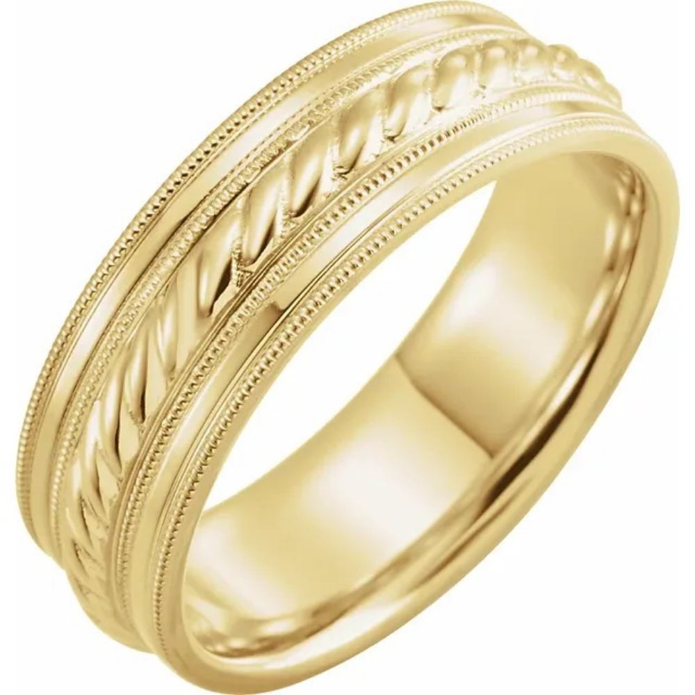 Amazon.com: Wedding Rings for Men Black Mens Ring Matte Finish Beveled  Polished Edge Comfort Fit Size 8 : Clothing, Shoes & Jewelry