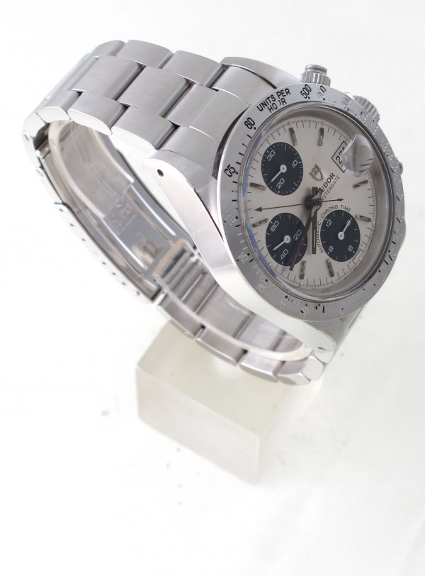 Pre-Owned Tudor Oyster Date Big Block(1985) Stainless Steel Model 94300 Right