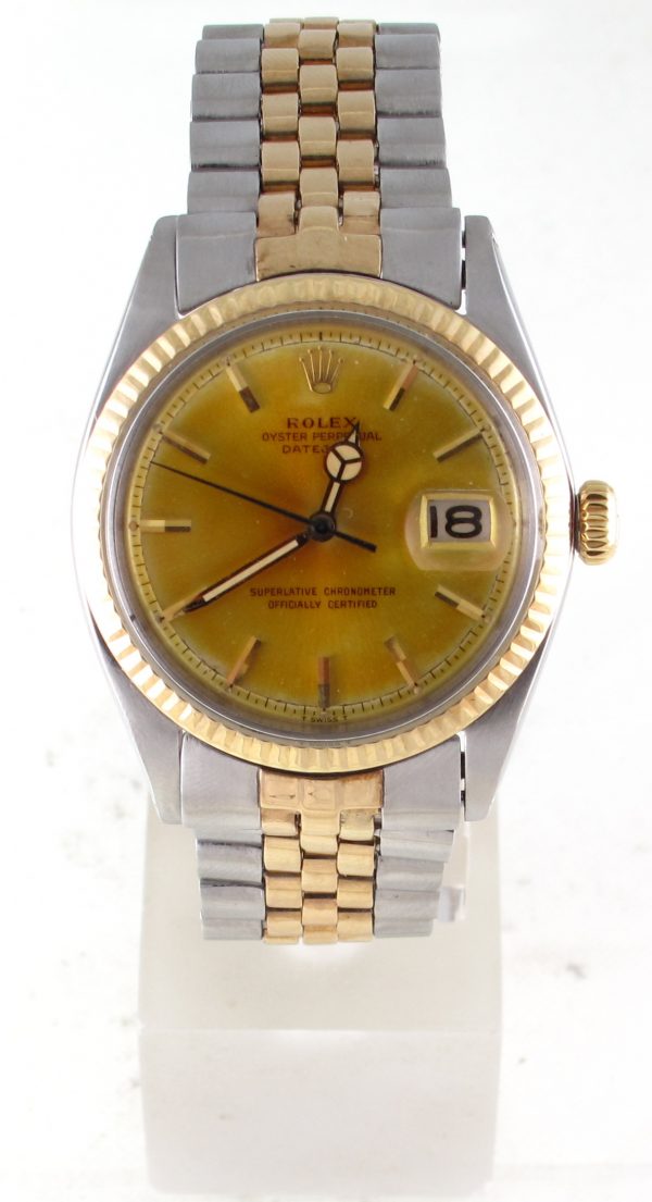 Pre-Owned Vintage Rolex Datejust (1964) Two Tone Model 1601 Front