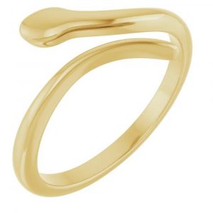 Yellow Gold Snake Ring