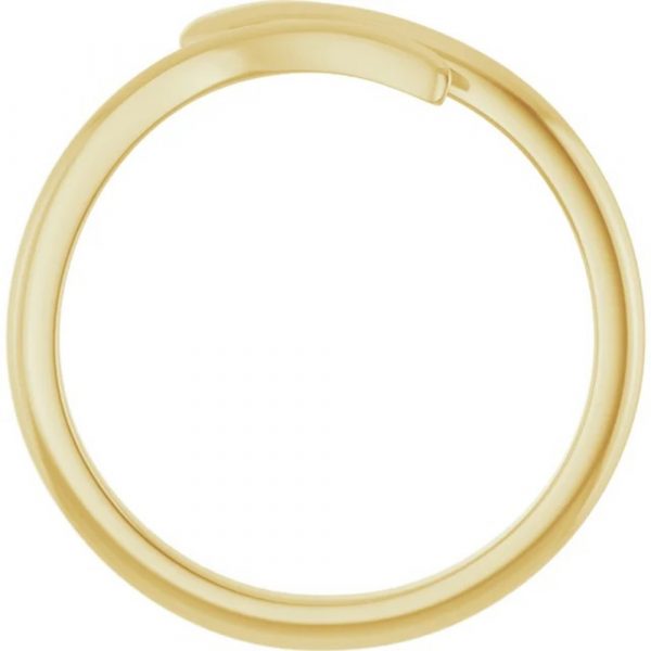 Yellow Gold Snake Ring Profile