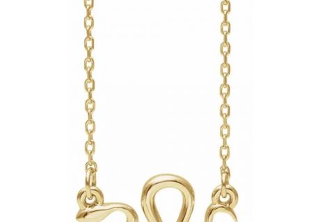 Yellow Gold Station Snake Necklace