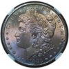 1883-CC Morgan Silver Dollar MS63 PCGS Pastel Rainbow Toned