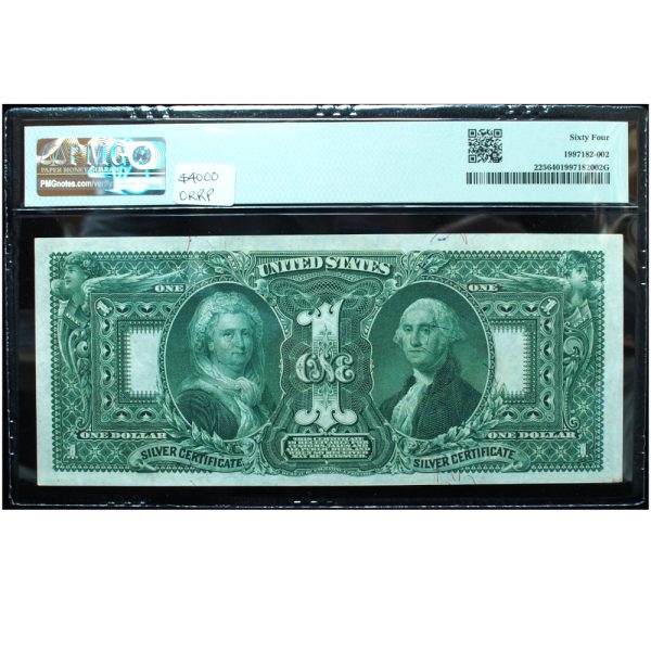 1896 $1 Educational Silver Certificate Fr# 225 PMG 64 Choice Uncirculated