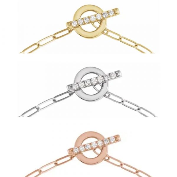 Diamond toggles in different colors