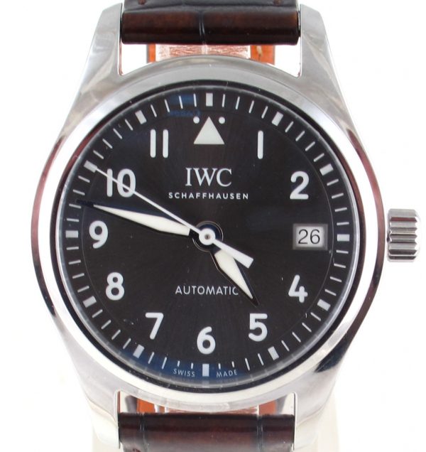 Pre-Owned IWC Pilots Watch Automatic 36 Model IW324001 Front Close