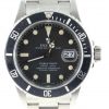 Pre-Owned Rolex Submariner (1982) 16800 40MM Watch With Black Matte Dial And Black Bezel With Oyster Band Model #16800 Front Close