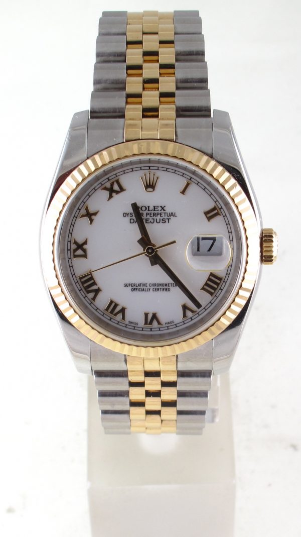 Pre-Owned Rolex Two Tone Datejust (2005) 116233 Front