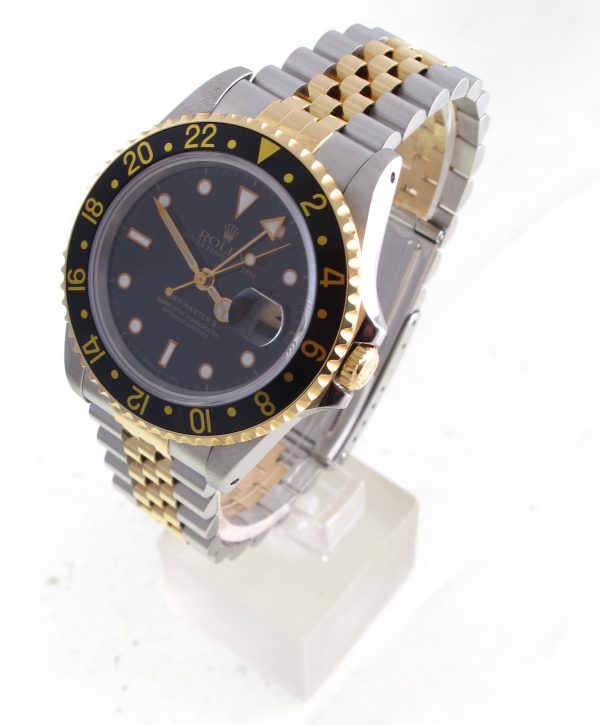 Pre-Owned Unpolished Rolex GMT Master II (1993) Two Tone 16713 Left