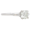 1920's 1.16ctw Diamond Art Deco Engagement Ring Platinum GIA side (1)