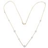 2 Carat Diamond by the Inch Necklace Gold
