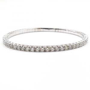 Flexible Diamond Tennis Bracelet 4 carats