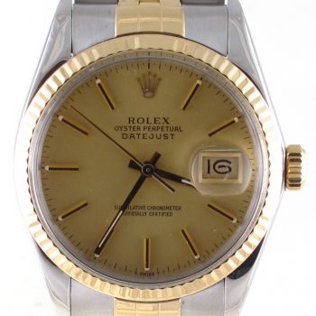 Pre-Owned Rolex 36MM Two Tone Datejust (1985) 16013