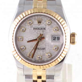 Pre-Owned Ladies Rolex Datejust (2013) Two Tone Model 179173