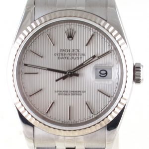 Pre-Owned Rolex 36MM Datejust (2003) Stainless Steel#16234 Front Close