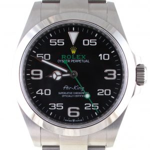 Pre-Owned Rolex 40MM Air King (2022) Stainless Steel#126900 Front Close
