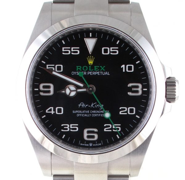 Pre-Owned Rolex 40MM Air King (2022) Stainless Steel#126900 Front Close