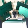 Pre-Owned Rolex 40MM Air King (2022) Stainless Steel#126900 b and p inside