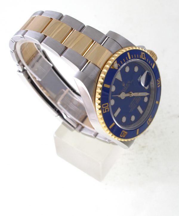 Pre-Owned Rolex Two Tone Submariner (2010) Model 116613LB Right
