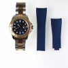 Pre-Owned Rolex Yachtmaster Blue Dial (2003) Two Tone #16623 rubber