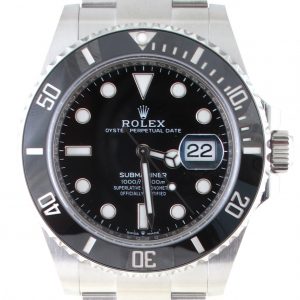 Brand New Rolex 41MM Submariner (2024) Stainless Steel Model 126610LN Front Close