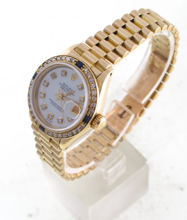 Pre-Owned Ladies 26MM Rolex Presidential (1974) 18kt Yellow Gold Model 6917 Left