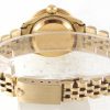 Pre-Owned Ladies Rolex Datejust (1980's) 18kt Yellow Gold Model 6517 Back
