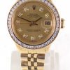Pre-Owned Ladies Rolex Datejust (1980's) 18kt Yellow Gold Model 6517 Front