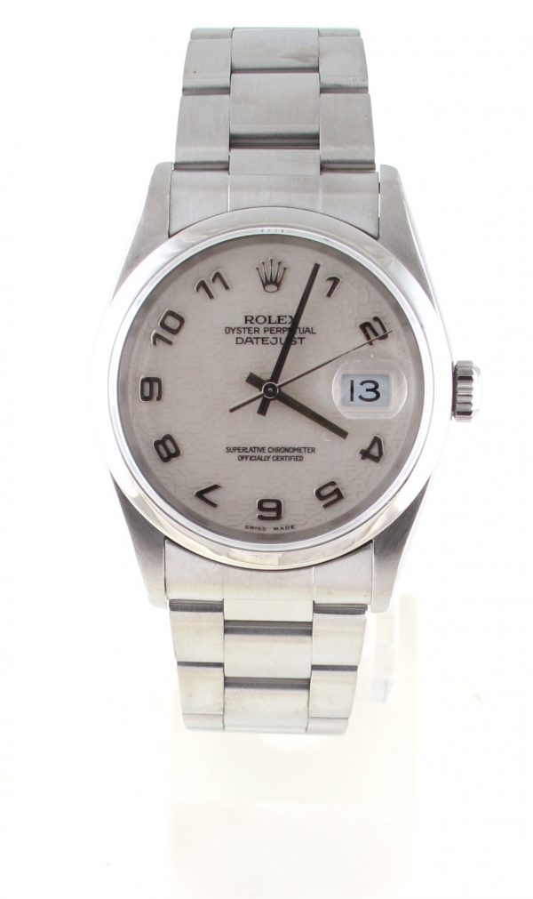 Pre-Owned Rolex 36MM Datejust (2001) Stainless Steel#16200 Front