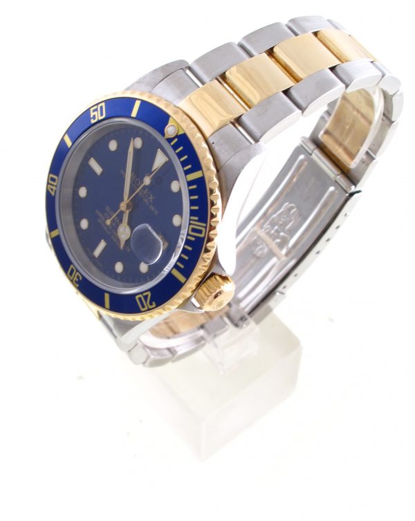 Pre-Owned Rolex 40MM Two Tone Submariner (2005) Model 16613 Left