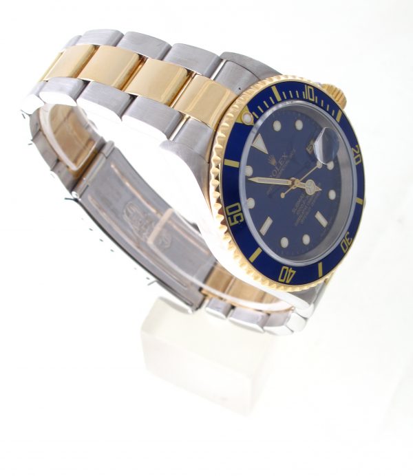 Pre-Owned Rolex 40MM Two Tone Submariner (2005) Model 16613 Right