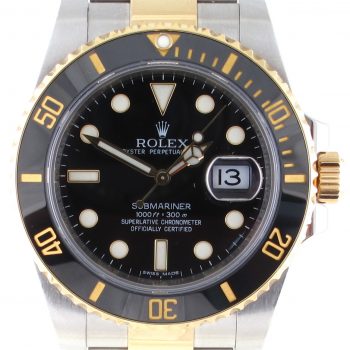 Pre-Owned Rolex 40MM Two Tone Submariner (2011) Model 116613LN