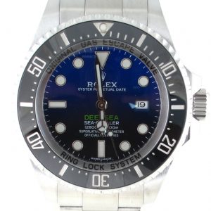 Pre-Owned Rolex DeepSea Sea-Dweller James Cameron D-Blue (2018) Stainless Steel 116660 Front Close