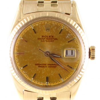 Pre-Owned Vintage Rolex 36MM Datejust (1960) 18kt Yellow Gold Model 1601